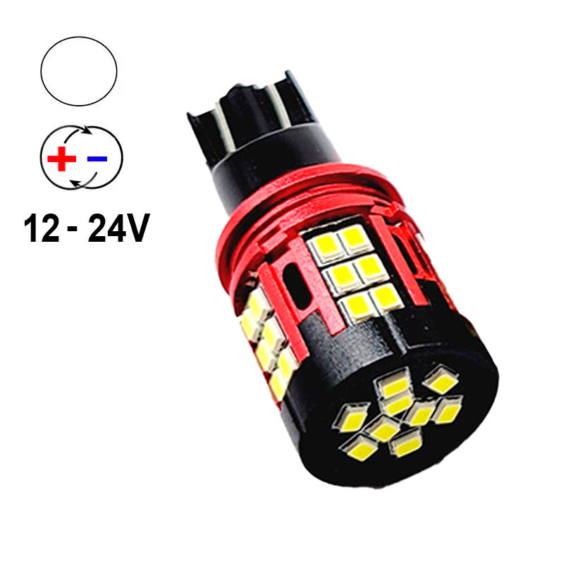Автолампа Terra T15, цоколь W16W, 2016-39SMD, 12-24В, біполярна, біла, фото 1