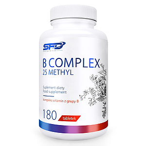 Вітаміни групи B SFD Nutrition B Complex 25 Methyl 180 таб.