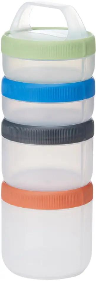 Контейнер для їжі Humangear Stax Storage Container Set Large Spectrum |neper-6850|, фото 1