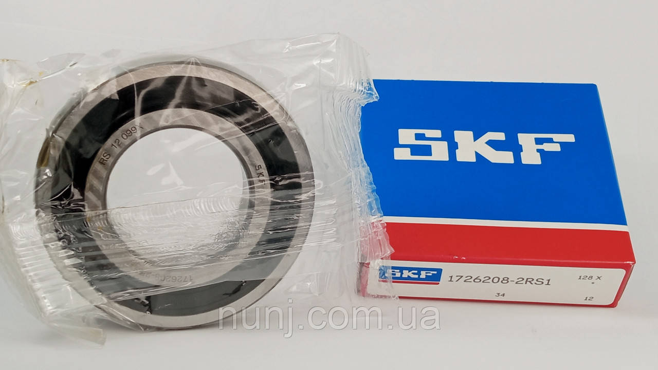 Підшипник 1726208-2RS SKF (580208) розміри: 40*80*18 кульковий радіальний закритий, фото 1