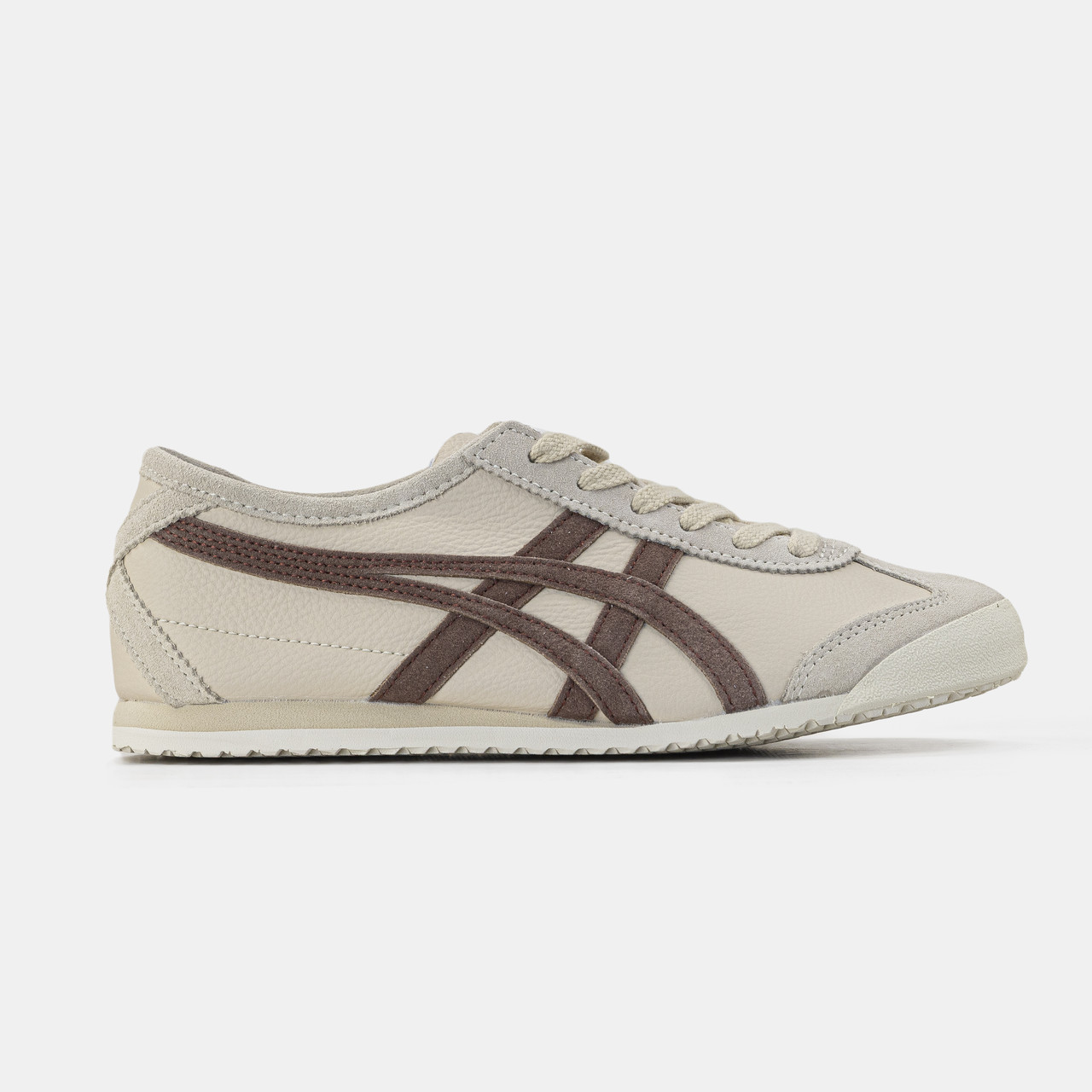 Жіночі Кросівки Asics Onitsuka Tiger Mexico 66  Beige Suede Brown / Асікс Онітсака Тайгер Мехіко 66