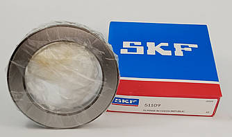 Підшипник 51109 SKF (8109) розміри: 45*65*14 кульковий упорний