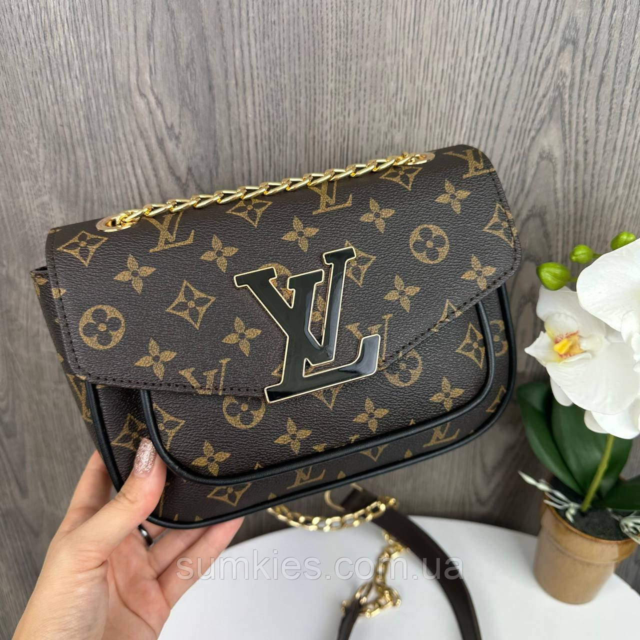 Жіноча міні сумочка на плече, маленька сумка клатч для дівчат на ланцюжку, фото 1