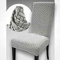 Чохол на стілець. PALE Туреччина. Білий (Підвищена щільність 290 гр/м²)