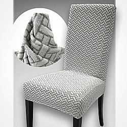 Чохол на стілець. PALE Туреччина. Білий (Підвищена щільність 290 гр/м²)