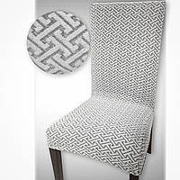 Чохол на стілець. LADRI Туреччина. Білий (Підвищена щільність 290 гр/м²)