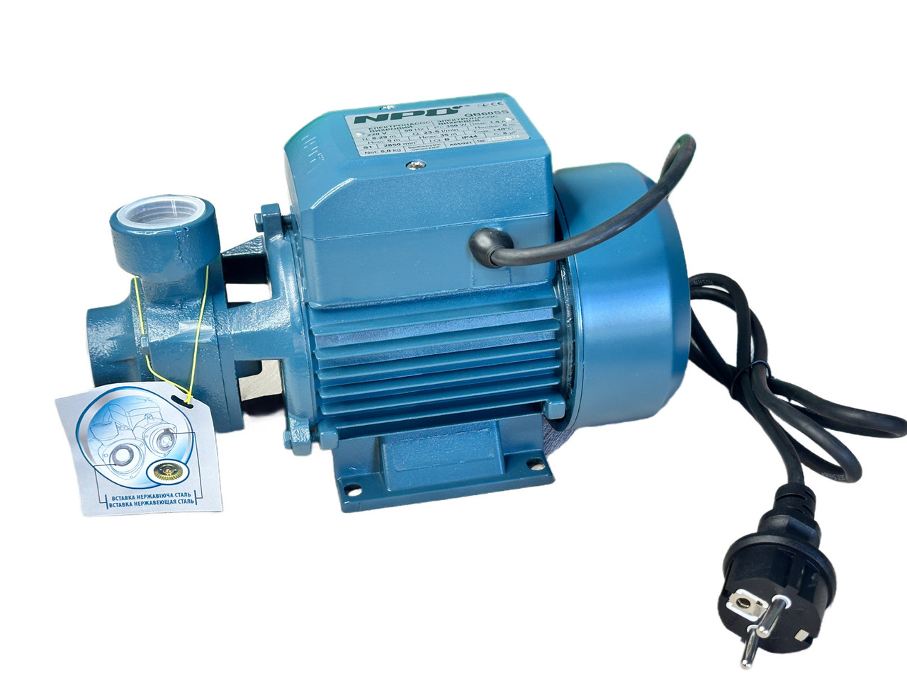 Електронасос вихровий QB60SS, фото 1