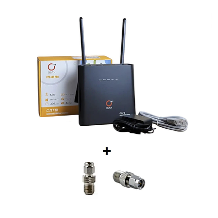 Стаціонарний Wi-Fi роутер 4G Olax AX9 Pro з АКБ 4000 mAh + адаптери для антени, фото 1