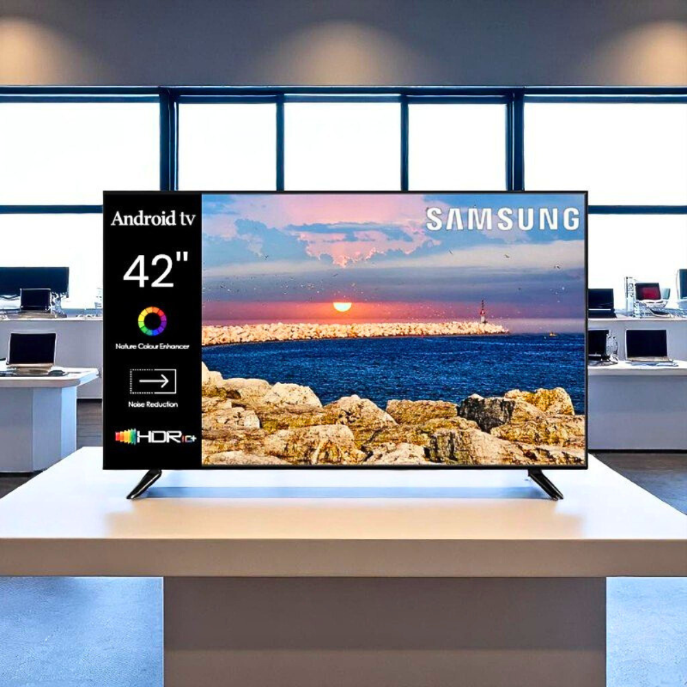 Плазмовий телевізор Samsung CrystalView 42" 4K UHD Smart TV Wi-Fi Bluetooth Ethernet Телевізор Самсунг 42 дюйми з вбудованим Т2, фото 1
