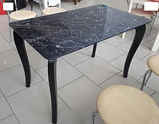 Стіл обідній зі скляною стільницею ДКС Класик Антонік, колір на вибір