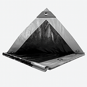 Тенти укривні 200 г/м² Master Tool • Сіро-чорні • Міцні вологостійкі полотна