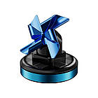 Ароматизатор в авто із сонячною панеллю та обертовою лопаттю Бант Синій, фото 8