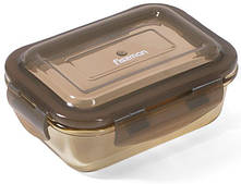 Контейнер для продуктів Fissman Luxor 370мл скляний, 14.5x10.5x6см