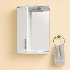 Дзеркало настінне з шафкою