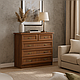 Класичний коричневий комод на 5 шухляд класика в спальню, вітальню, зал горіх Барон Мебель Сервіс, фото 2