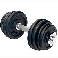 Розбірна чавунна гантель HMS SG04, 15 кг - для ефективних силових тренувань вдома та у спортивному залі