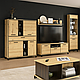 Сучасні модульні меблі під телевізор для вітальні в стилі модерн Велс 332 см Мебель Сервіс, фото 3