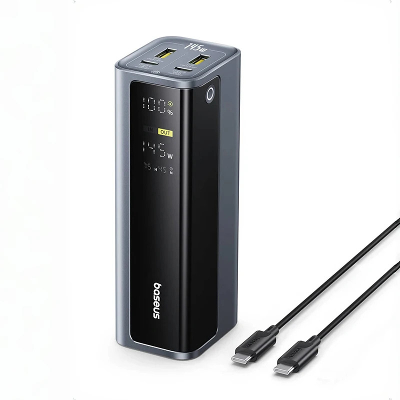 Зовнішній акумулятор Baseus Power Bank EnerGeek GP12 20800 мАг 145W з швидкою зарядкою і дисплеєм (PPAP-20E5)