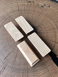 Меблева ручка прямокутна дерев'яна