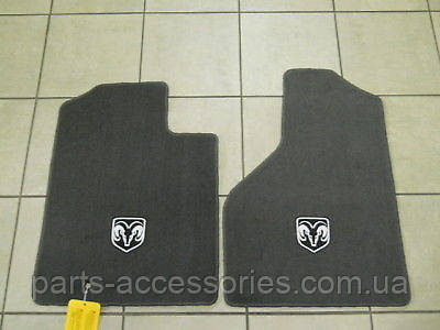 Dodge RAM 1500 2500 3500 2006-2010 килимки килимки передні велюрові сірі Нові Оригінал