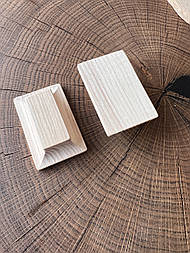 Меблева ручка прямокутна дерев'яна