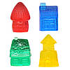 Прозорі фігурки Будинки (24 шт.) для сортування, рахунку та сенсорних ігор, фото 3