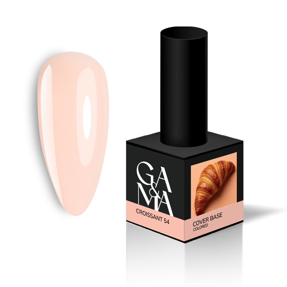 Камуфлююча база Ga&Ma Cover base Colored 054 Croissant круасан, 15 мл, фото 1