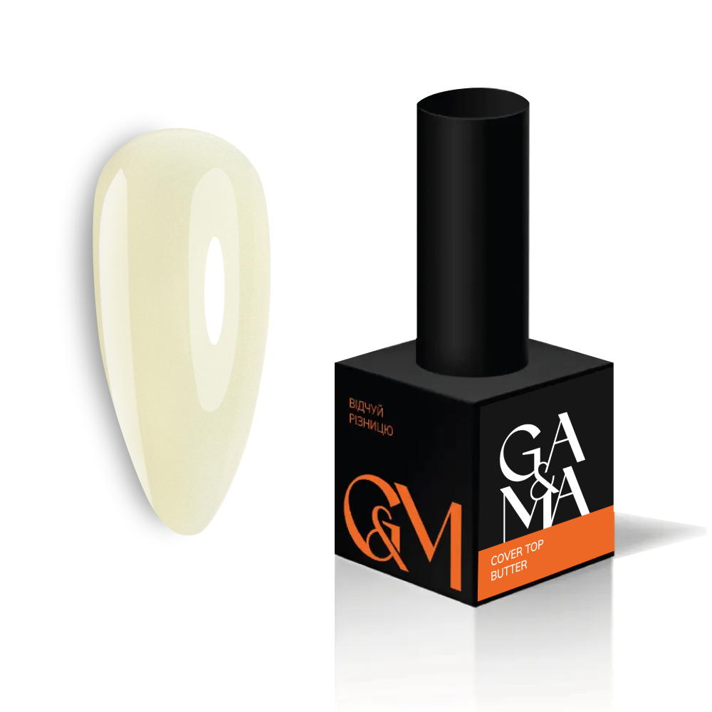 Камуфлюючий топ Ga&Ma Cover top Light Butter Світле вершкове масло, 15 мл, фото 1