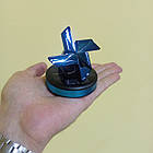 Ароматизатор в авто із сонячною панеллю та обертовою лопаттю Бант Синій, фото 3