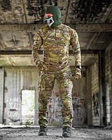 Тактичний костюм мультикам Oblivion військова форма Multicam з наколінниками