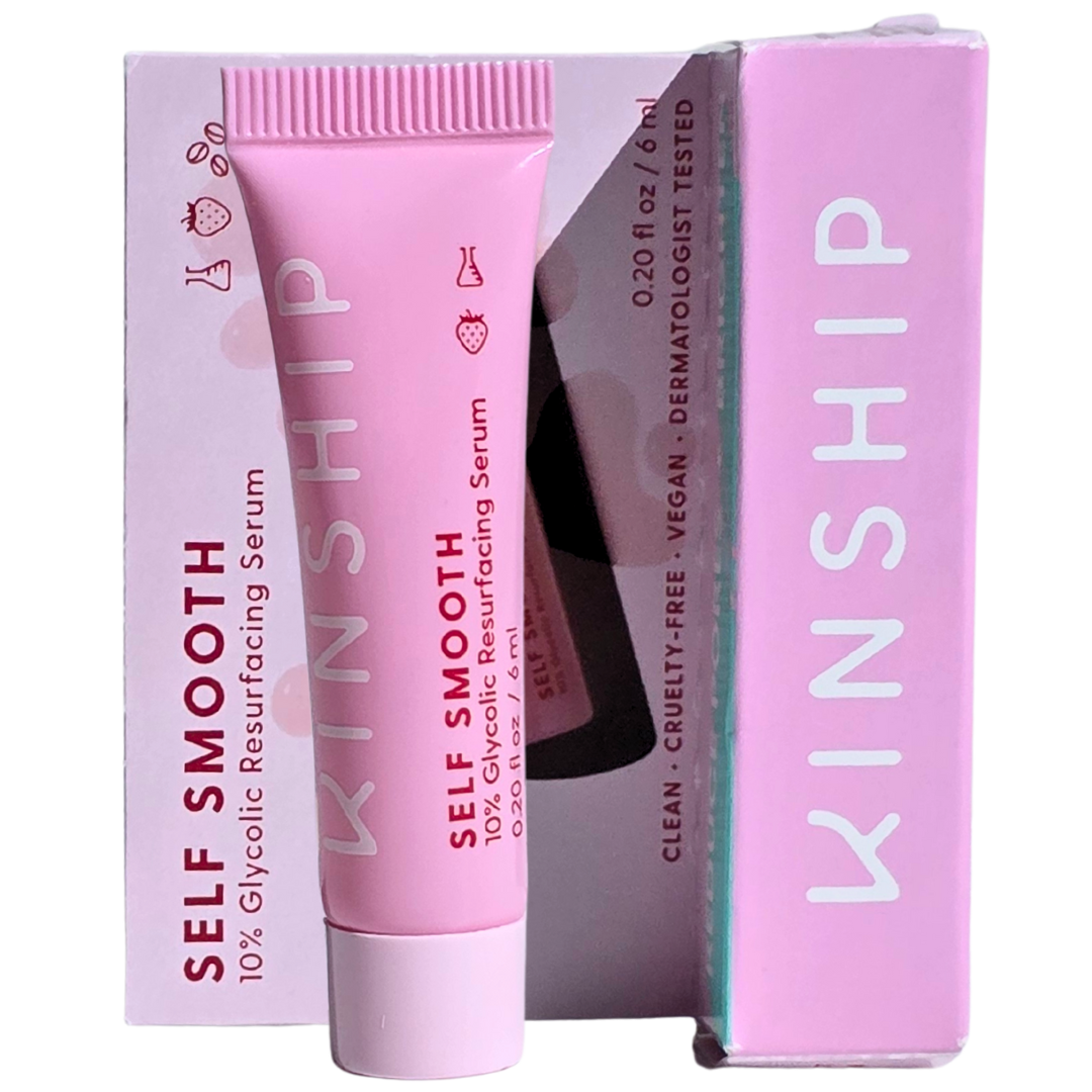Сироватка-пілінг для звуження пор з 10% гліколевої кислоти Kinship Glycolic Serum 6 мл, фото 1