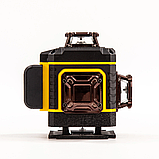 Відкалібрований Лазерний рівень нівелір Hilda 4D PRO версія пульт зелений промінь + штатив 1 м, фото 5