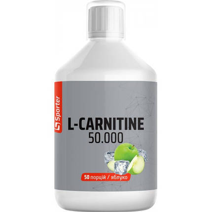 L-карнітин Sporter L-Carnitine 50.000 500 мл (різні смаки), фото 2