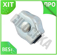 VE Затискач для троса Apro New Version 2 мм одинарний 50 шт сталевий кріплення для сталевих тросів з'є N6W_VER