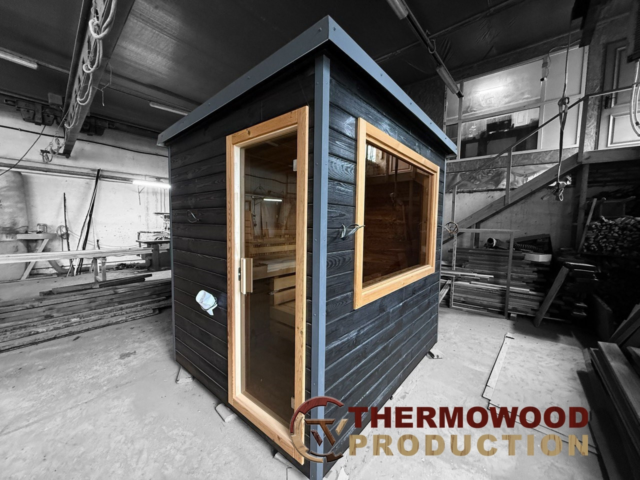 модульная баня фото Мобильная модульная сауна 6х3м под ключ от производителя