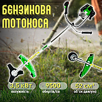 Триммер профессиональный бензиновый HELPER HGT-3500 Мотокоса для покоса травы 3500 Вт