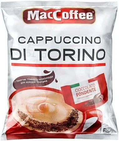 Кавовий напій Maccoffee Cappuccino Di Torino 3 в 1 20 пакетів
