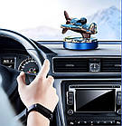 Ароматизатор в авто Літак на сонячних батареях із обертовим пропелером, фото 2