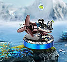 Ароматизатор в авто Літак на сонячних батареях із обертовим пропелером, фото 8