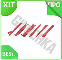 VE Набір знімачів обшивки салону New Version Intertool 6шт нейлон для демонтажу панелей інтер'єру авто N6W_VER