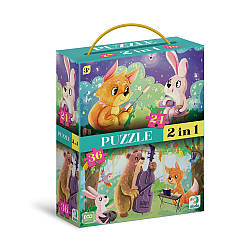 Пазл DoDo 2 в 1 Літні вечори (300609), 24-36 елементів