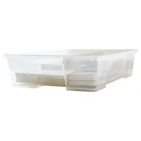 IKEA SAMLA (001.301.29) прозорий Контейнер