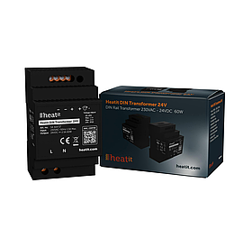 Блок живлення 24 В на DIN-рейку Heatit DIN Transformer 24V, 2.5 А, 60 Вт.
