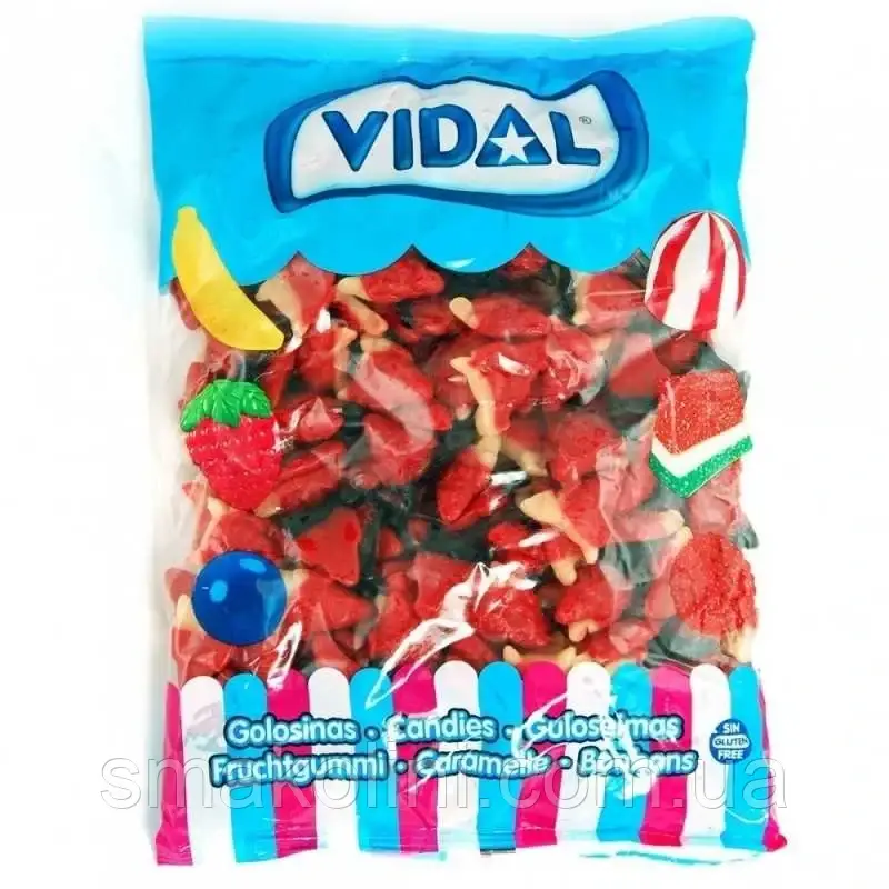 Пікантний диявол желейки желейні фруктові цукерки Vidal, Іспанія 250 шт/уп, фото 1