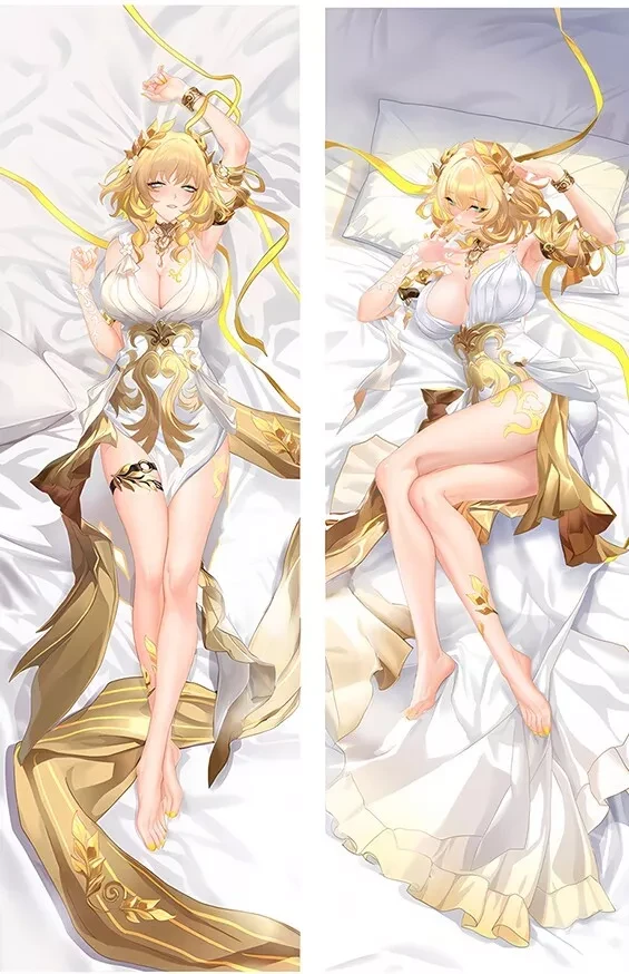 Дакімакура 150х50 см  Star Rail Aglaya  Подушка з наволочкою обнімашка двухсторння, фото 1