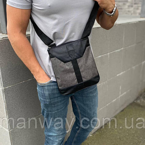 Чоловіча сумка месенджер планшетка компактна зручна легка, фото 1