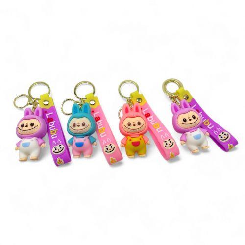 Брелок "Лабубу"  7 см гумовий (мікс видів, ціна за 1 шт), фото 1