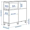 IKEA Скорочення полиць з дверцями/ящиками BESTscript (494.80.09), фото 6