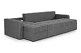 Диван кутовий Хеопс Плюс (стандарт) 3 м рогожка сірий, фото 3