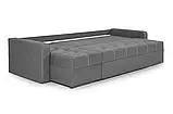 Диван кутовий Хеопс Плюс (стандарт) 3 м рогожка сірий, фото 4